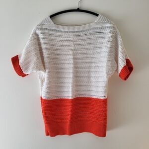 Workshop Andrea Jovine White Red Knit Sweater